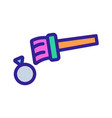 rings brush icon isolated contour vector image
