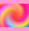 bright rainbow swirl abstract background twist vector image vector image