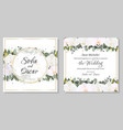 floral pattern for wedding invitations orchid vector image vector image