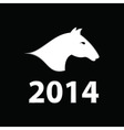 2014 year of the horse vector image vector image