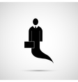 people design icon man with tale vector image vector image
