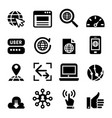 website icons set vector image