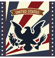 flag day background united states vector image