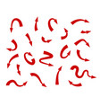 red arrow icon indicating different direction vector image