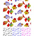 fish seamless vector image
