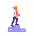 business goals target achievement successful vector image