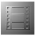 film strip roll set vector image vector image