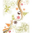 christmas background vector image