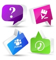 speech bubble set vector image