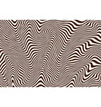 striped brown vector image vector image