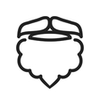 beard and moustache ii vector image