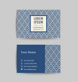 business card art deco design template 03 vector image vector image