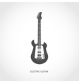 musical instrument guitar flat icon vector image vector image