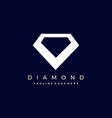 diamond template design vector image