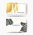 business card tempates vector image