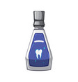 fresh mouthwash cartoon vector image vector image