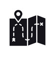 map icon location sign and symbol vector image