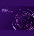 abstract background with circle line on dark vector image vector image