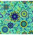 abstract floral seamless background vector image
