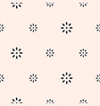 simple snowflakes winter seamless pattern vector image vector image