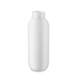 white glossy plastic shampoo bottle template vector image