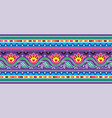 pakistani indian truck art seamless design vector image