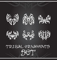 tribal design elements and tattoo ornaments set vector image