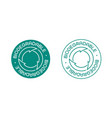 biodegradable material sign vector image vector image