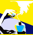 new fragrance vector image vector image