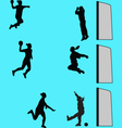 handball women vector image vector image