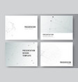layout presentation slides design vector image