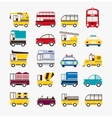 set of cars vector image vector image