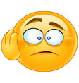 dismay emoticon vector image