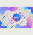 abstract colorful geometric shape background vector image