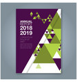 cover annual report 772 vector image