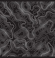 line topographic contour map background seamless vector image