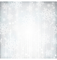silver winter christmas background vector image vector image