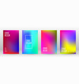 pastel soft rainbow gradient set color background vector image