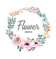 wreath icon for creative artwork pastel line vector image vector image