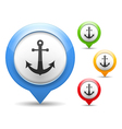 anchor icon vector image vector image