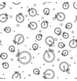 black stopwatch icon isolated seamless pattern vector image