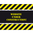 website under construction vector image