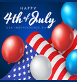 us independence day banner poster or greeting vector image vector image