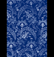 18 abstract hand-drawn floral seamless pattern vector image vector image