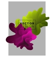 abstract color cloud vector image vector image