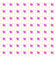 seamless geometric pattern with hearts repeating vector image vector image
