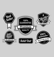 best seller and christmas sale badges vector image