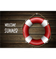lifebuoy vector image vector image