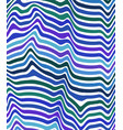 abstract color wavy background line pattern vector image vector image
