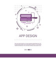 app design software development computer vector image